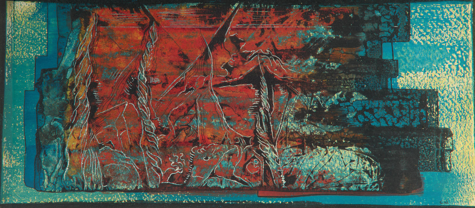 Cady Wells, Canyon Landscape (Landscape #5 Jacona, NM)