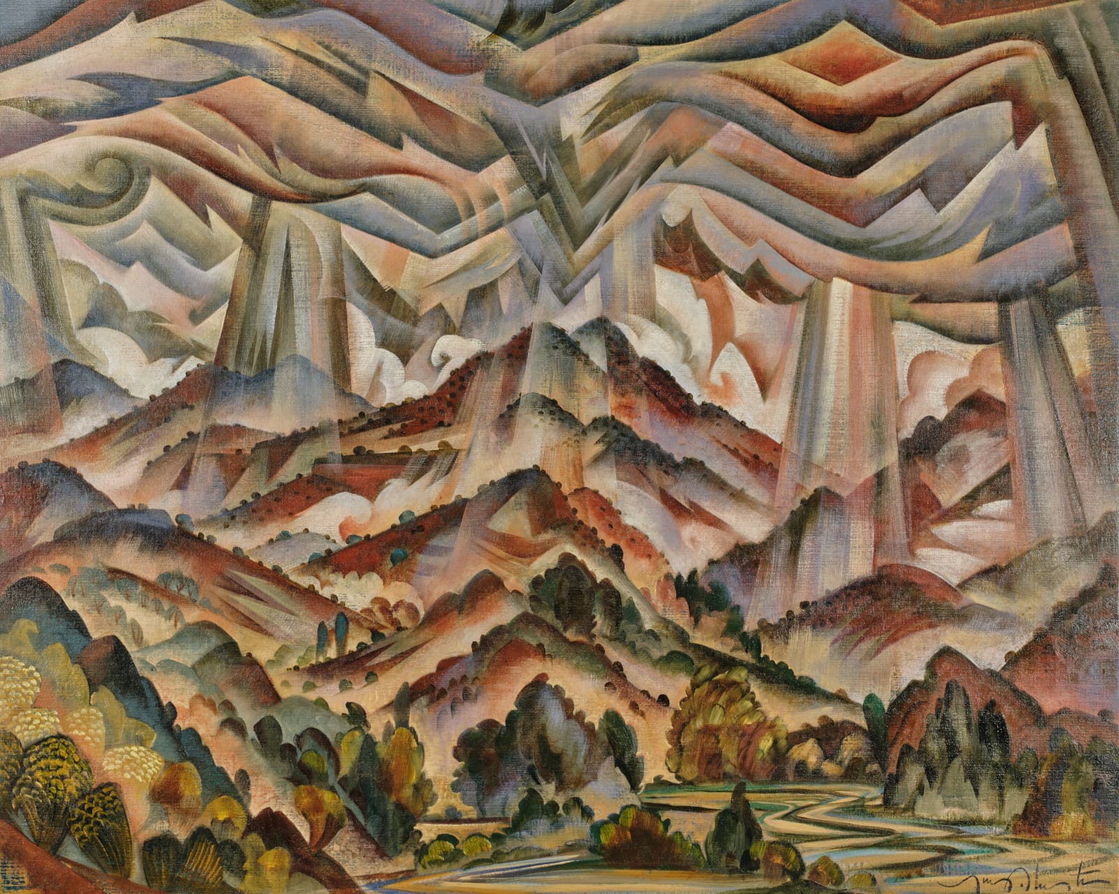 Tony Abeyta, Sunset Storm, d. 2024