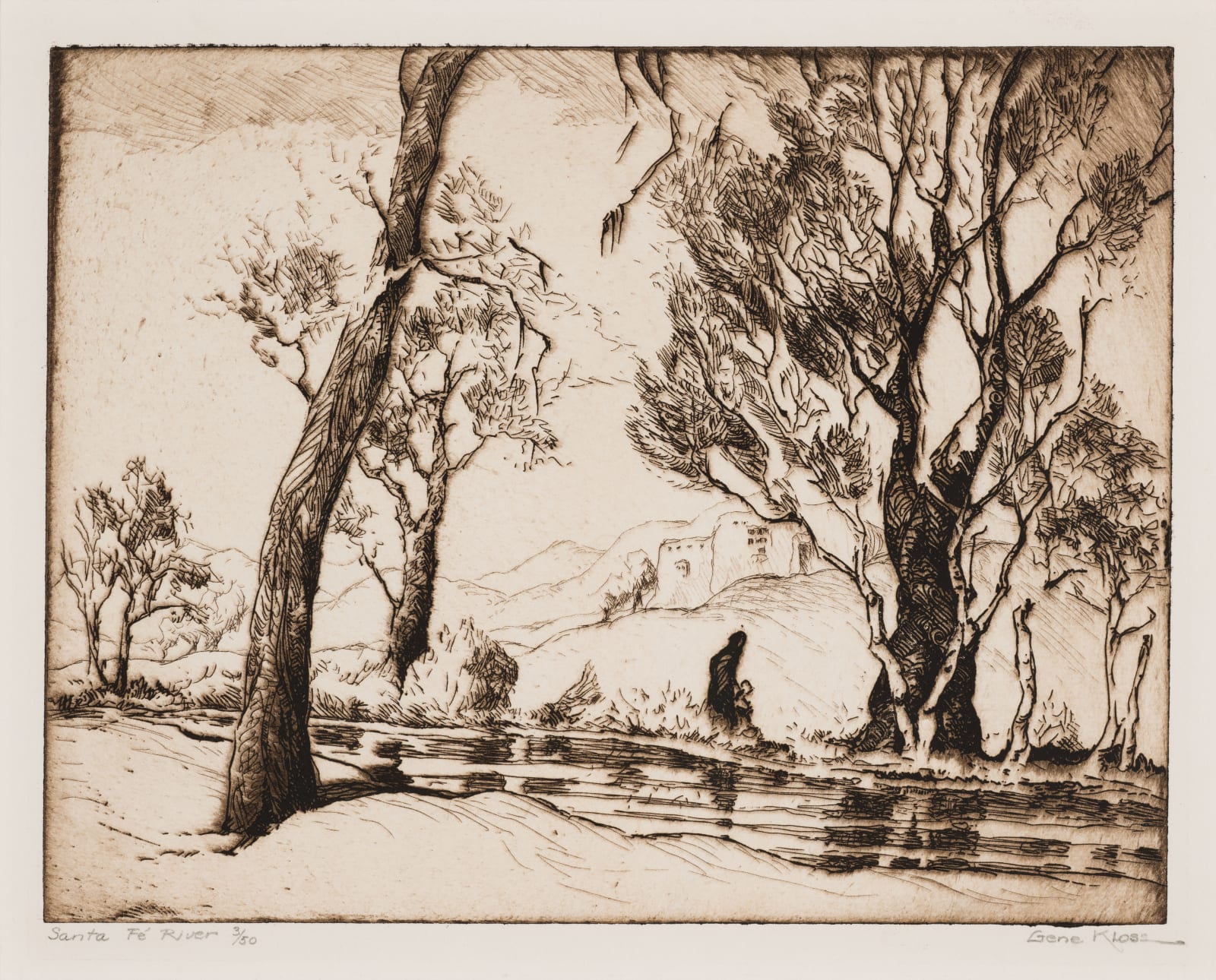 Gene Kloss, Santa Fe River, 1927