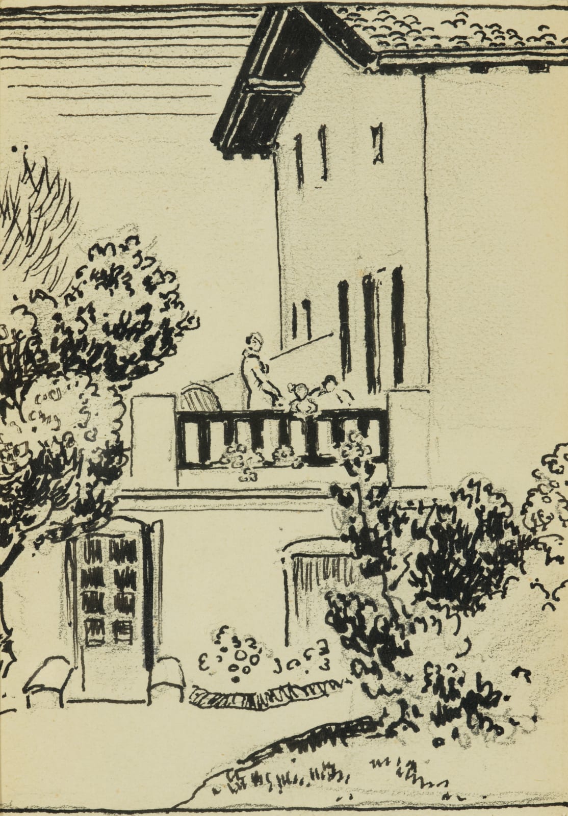 William Penhallow Henderson, Villa Terrace, Bidart, France, d. 1911