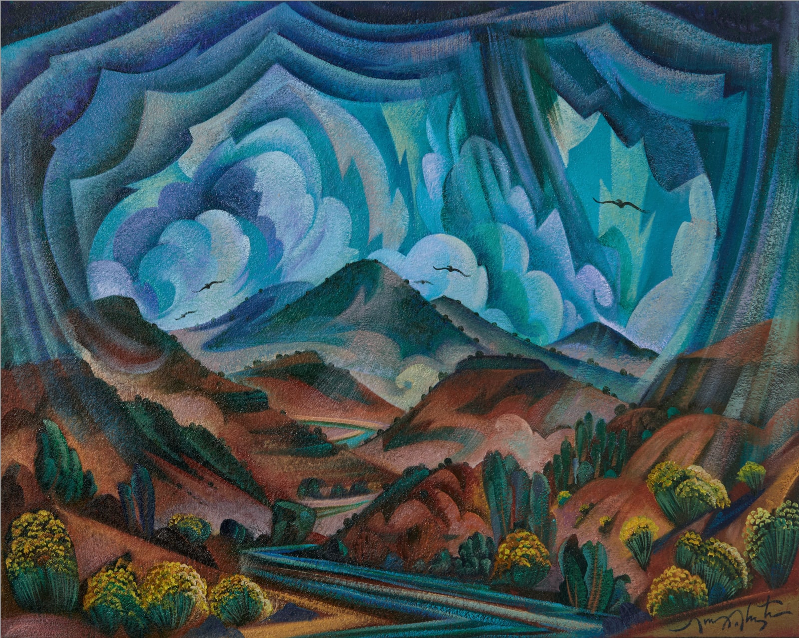 Tony Abeyta, New Mexico Vignette, d. 2025