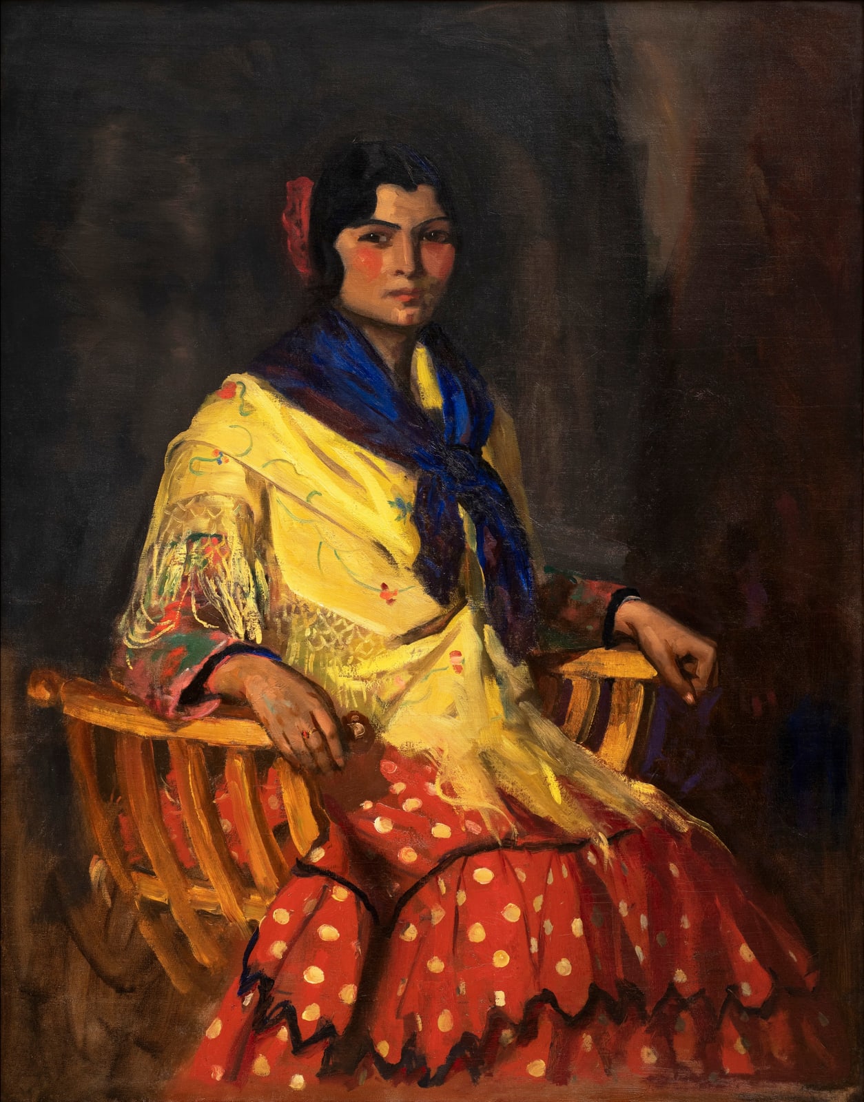Robert Henri, Dolores (Gypsy), Madrid, Spain, d. 1924