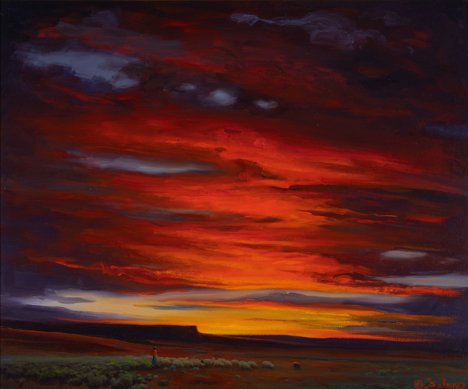 Gerard C. Delano, Arizona Sunset