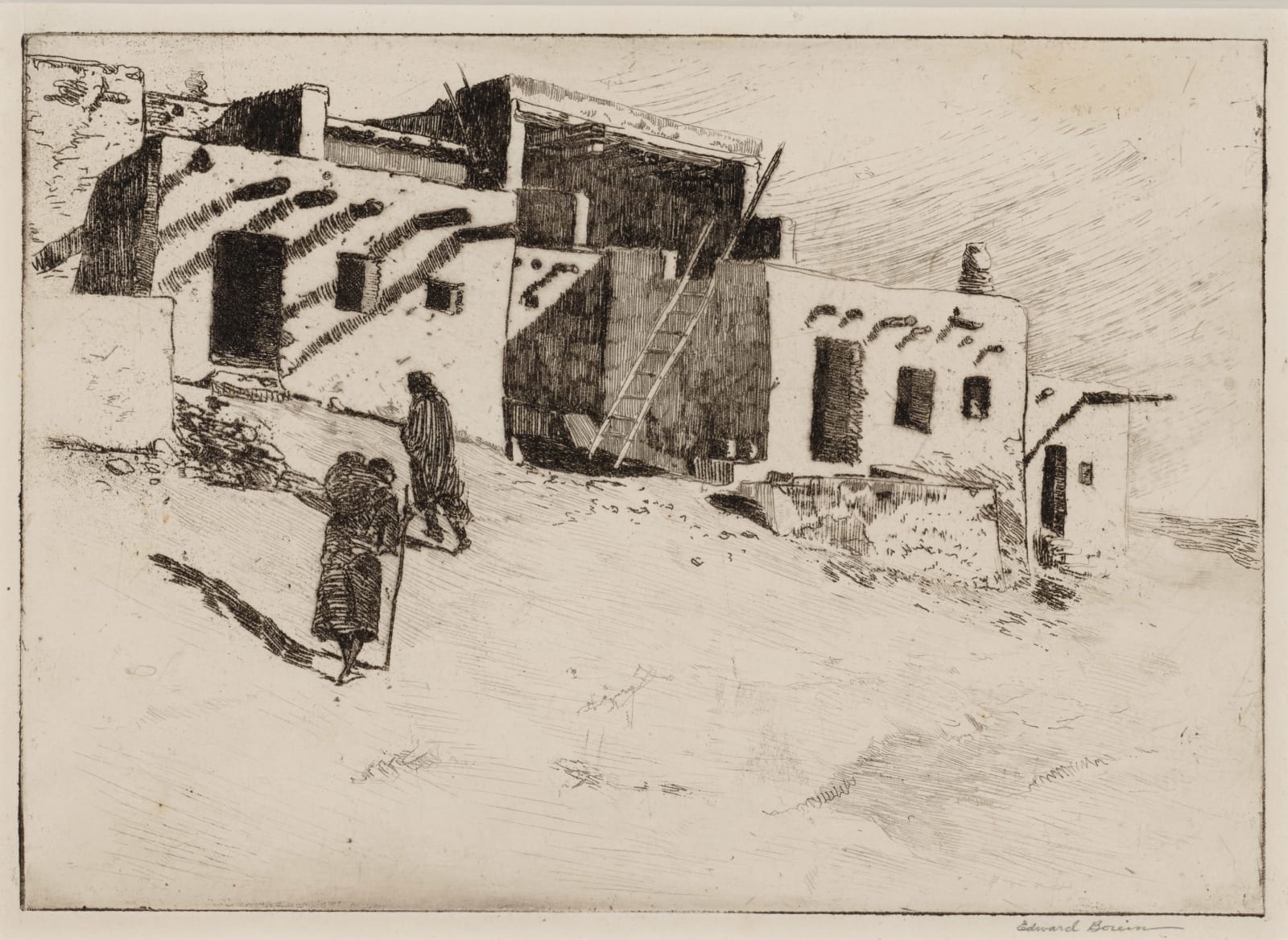 Edward Borein, House at Laguna