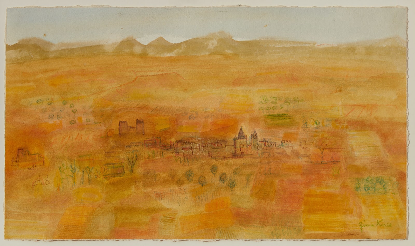 Gina Knee, Untitled - Northern New Mexico Village