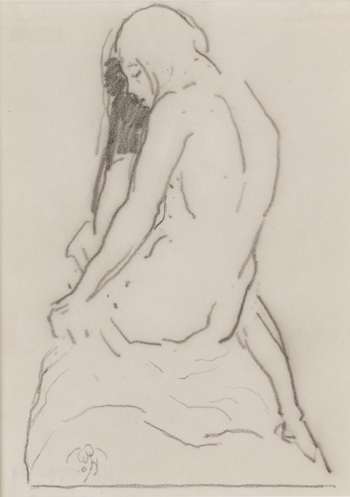 William Penhallow Henderson, Nude (Back)