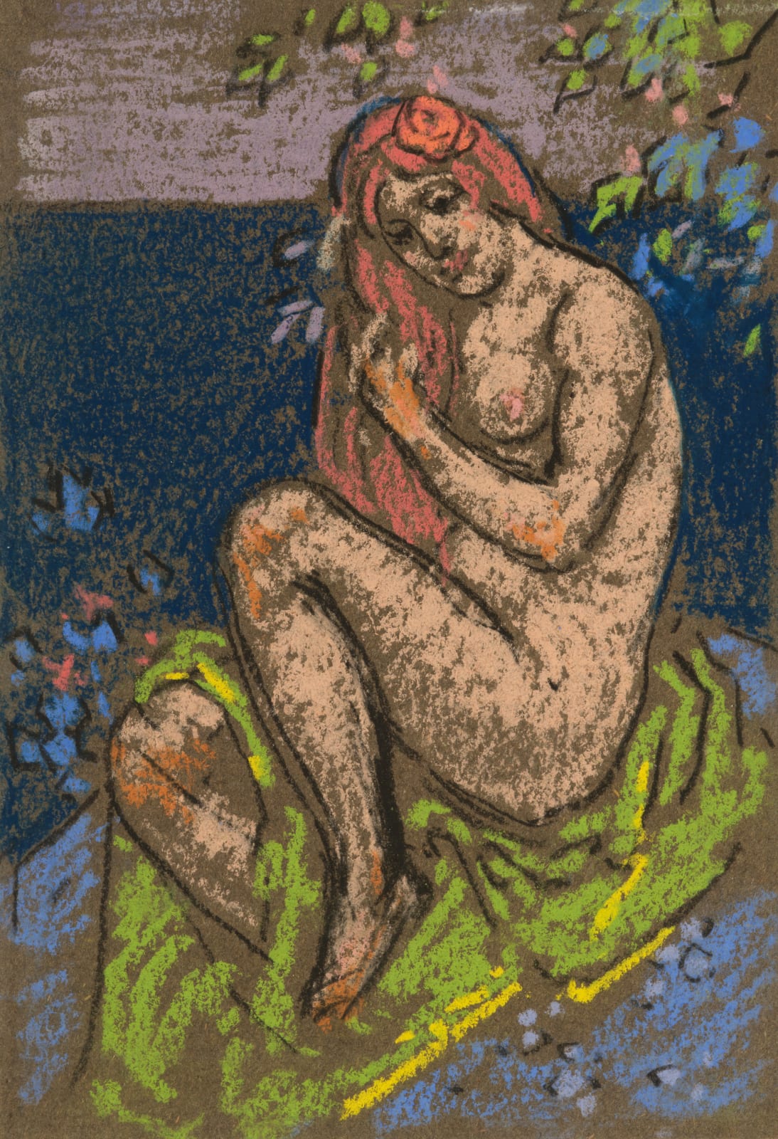 William Penhallow Henderson, Red-Headed Nude, c. 1915