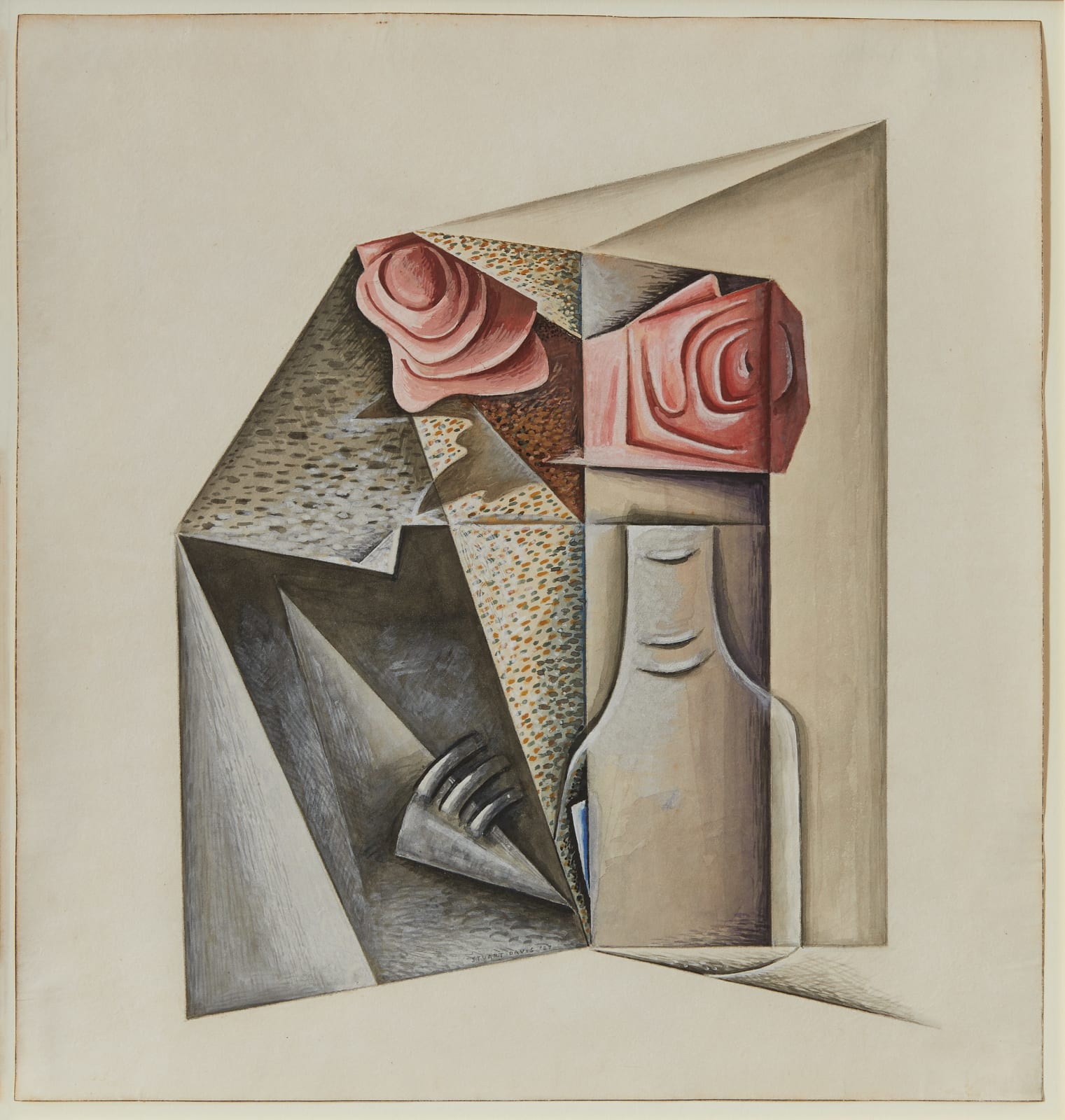 Stuart Davis, Roses, d. 1927