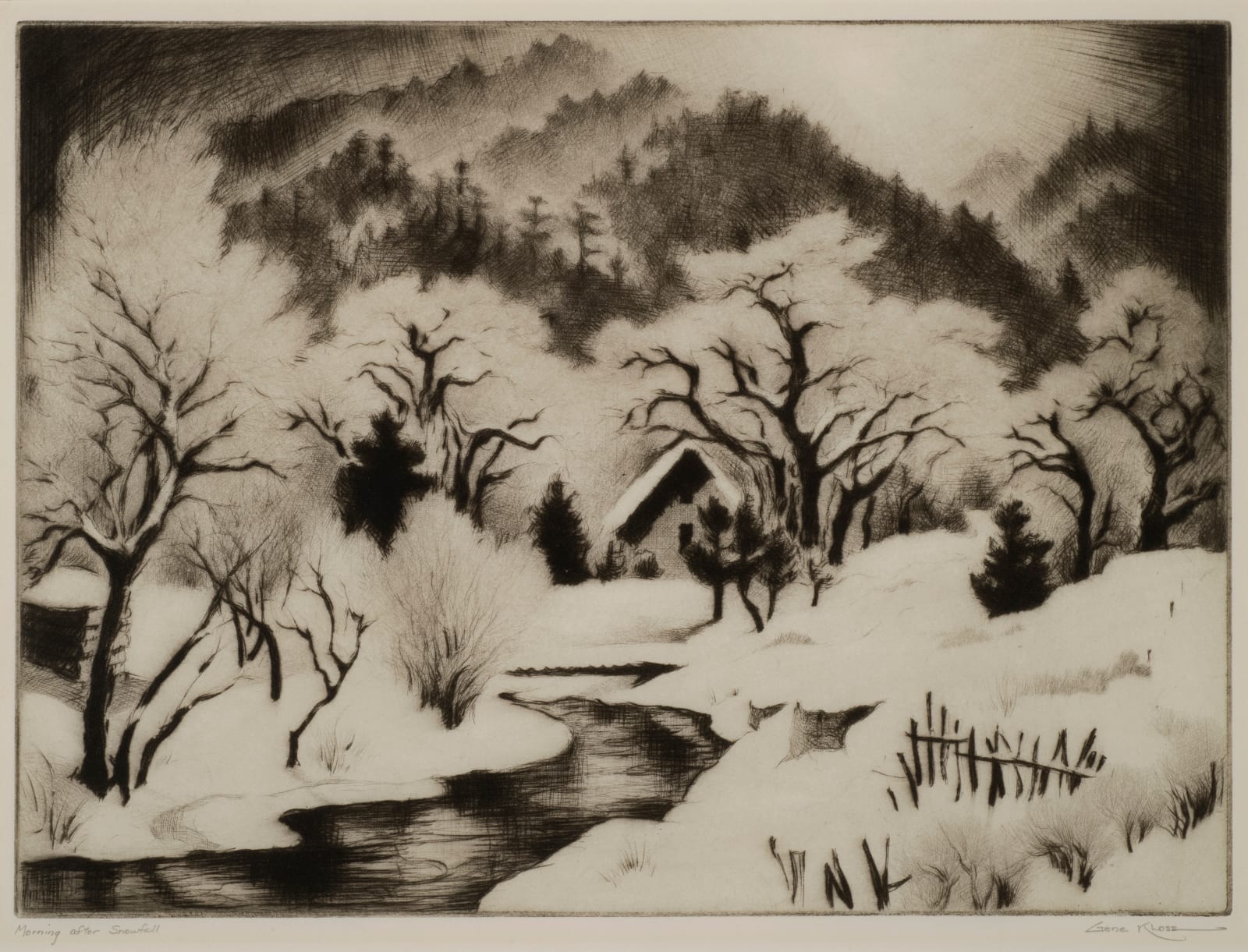 Gene Kloss, Morning after the Snow Fall