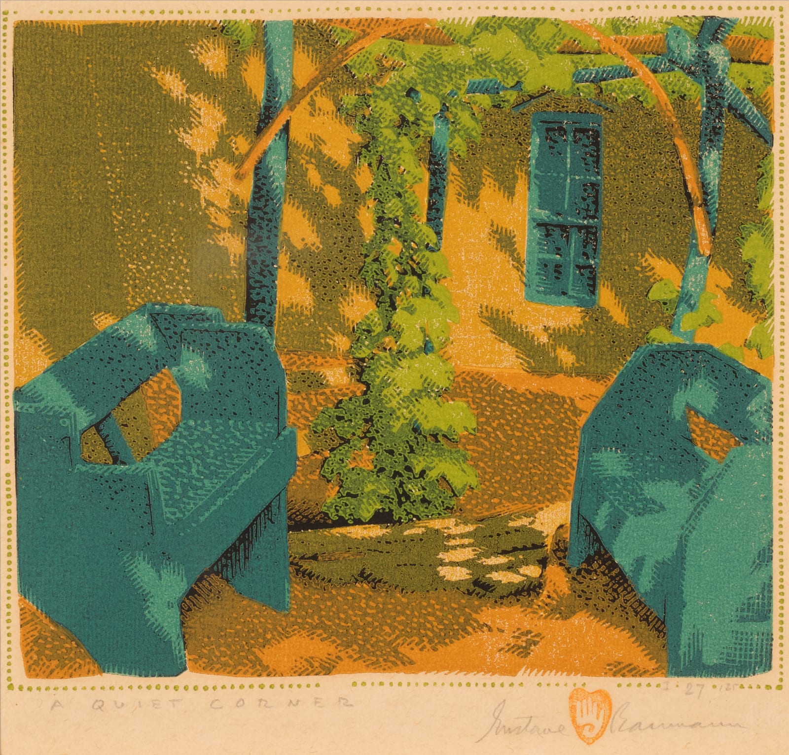 Gustave Baumann, A Quiet Corner