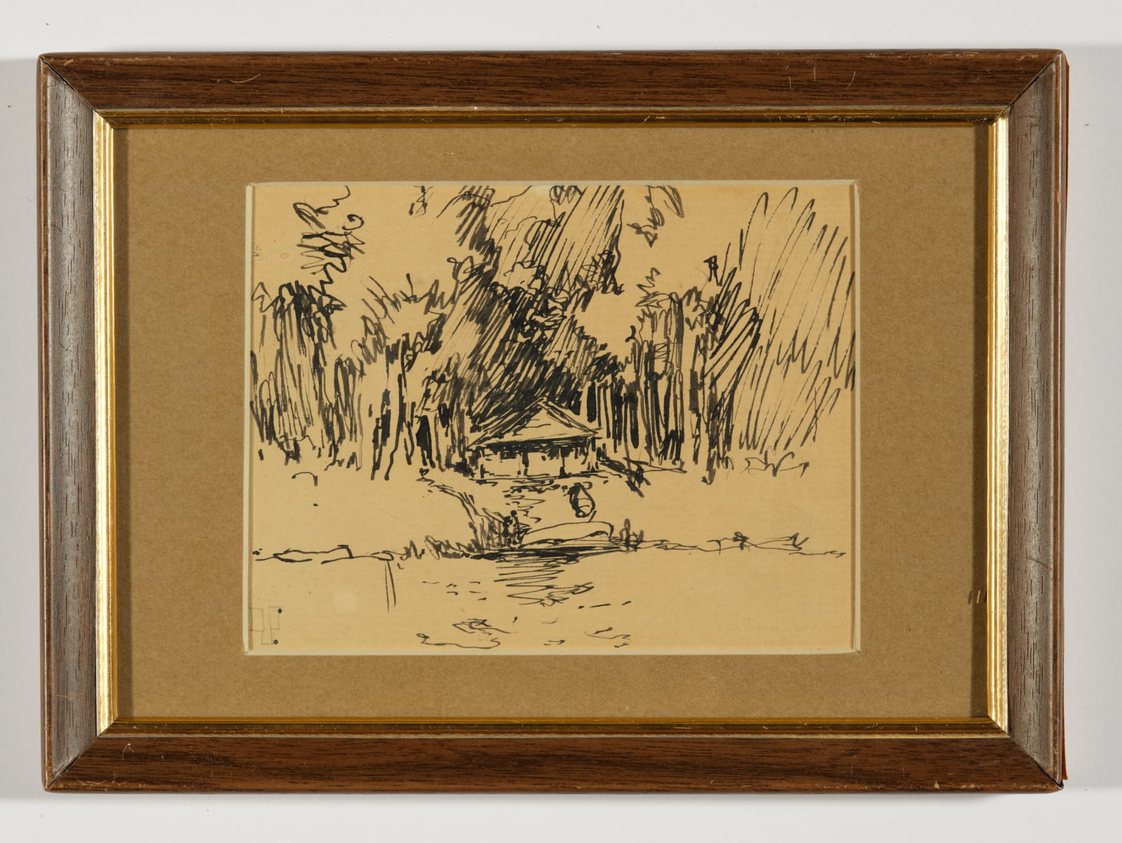 William Penhallow Henderson, Summer Camp in Maine Woods, c. 1908