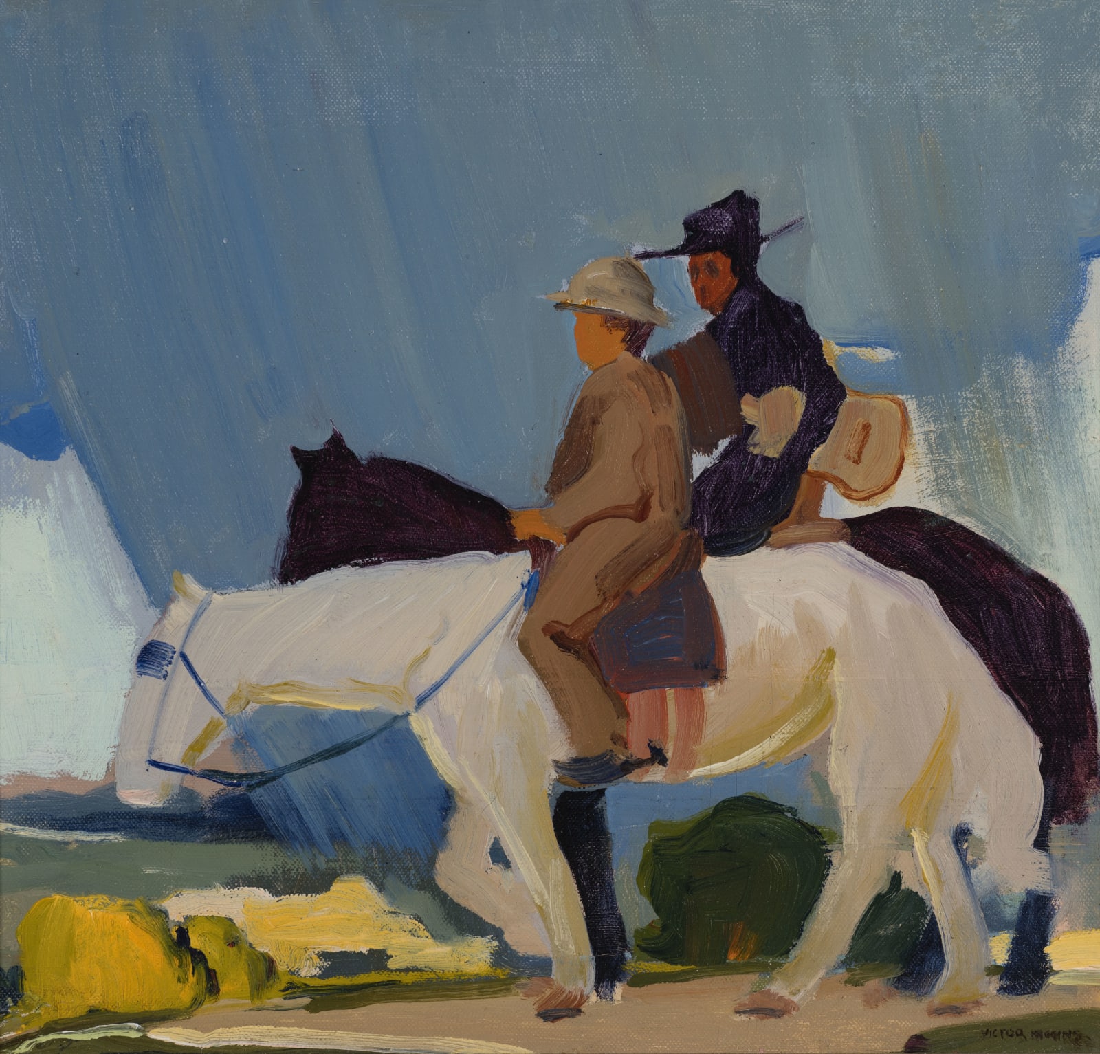 Victor Higgins, Two Riders, c. 1920