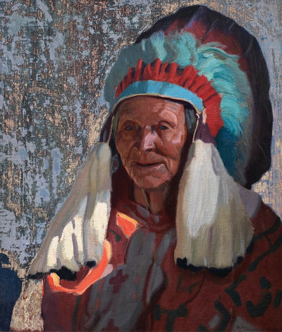 Ernest Blumenschein, Mauricio of Taos Pueblo, d. 1919