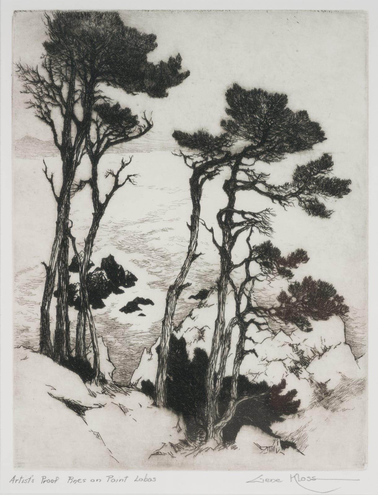 Gene Kloss, Point Lobos , d. 1938