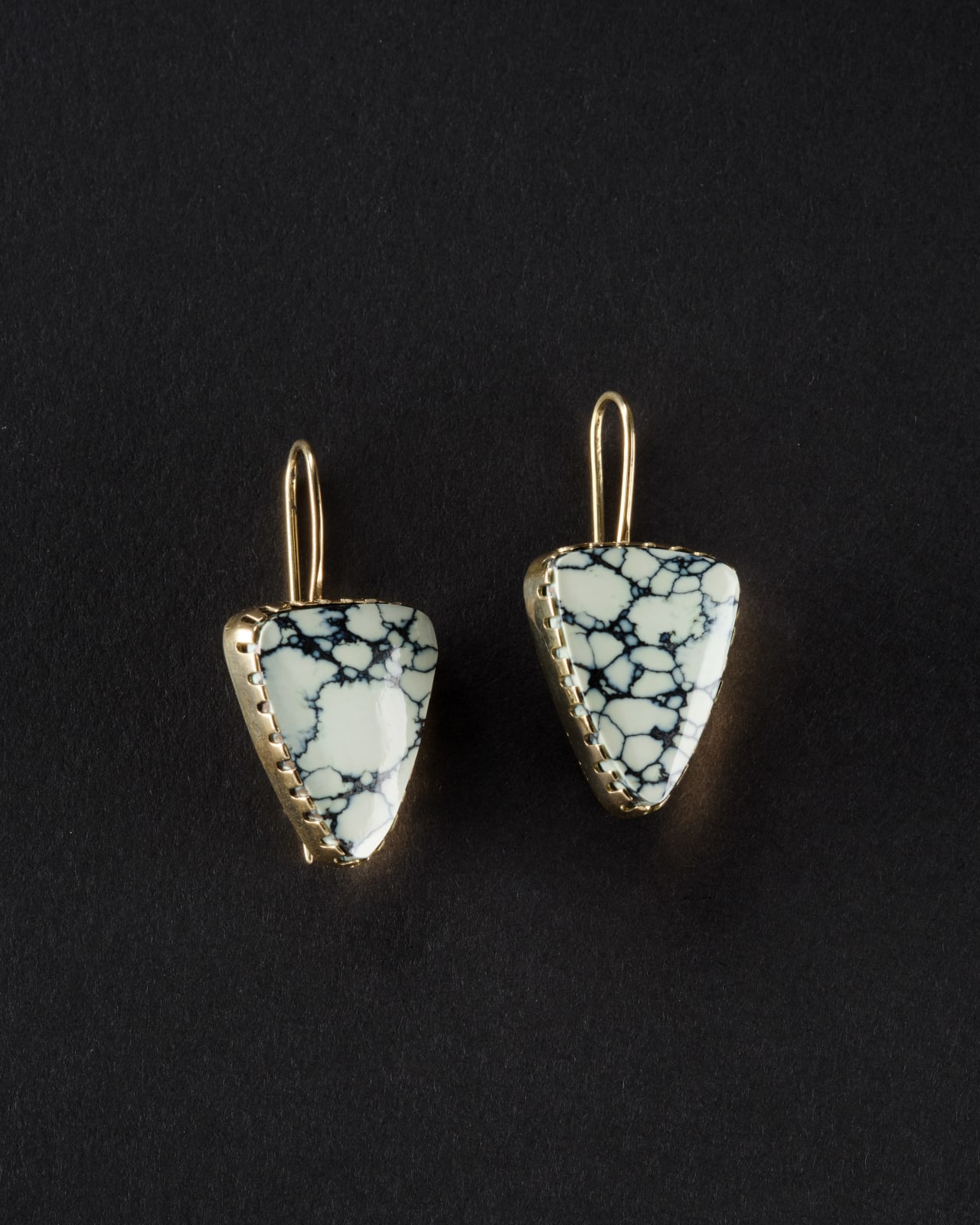 Yazzie Johnson and Gail Bird, Earrings, d. 2025