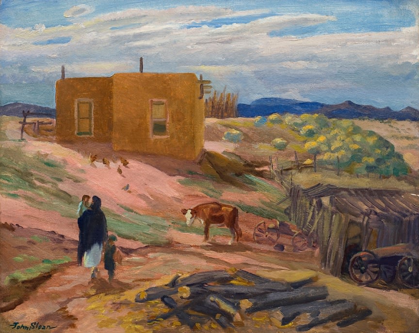 John Sloan, Agua Fria Road, d. 1925