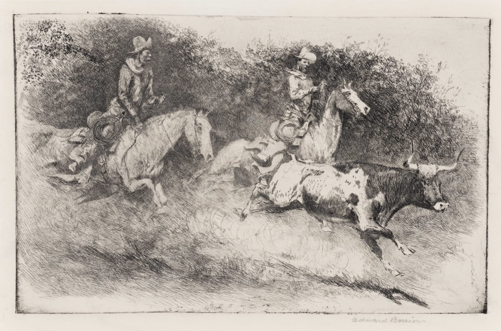 Edward Borein, Out of the Mesquite