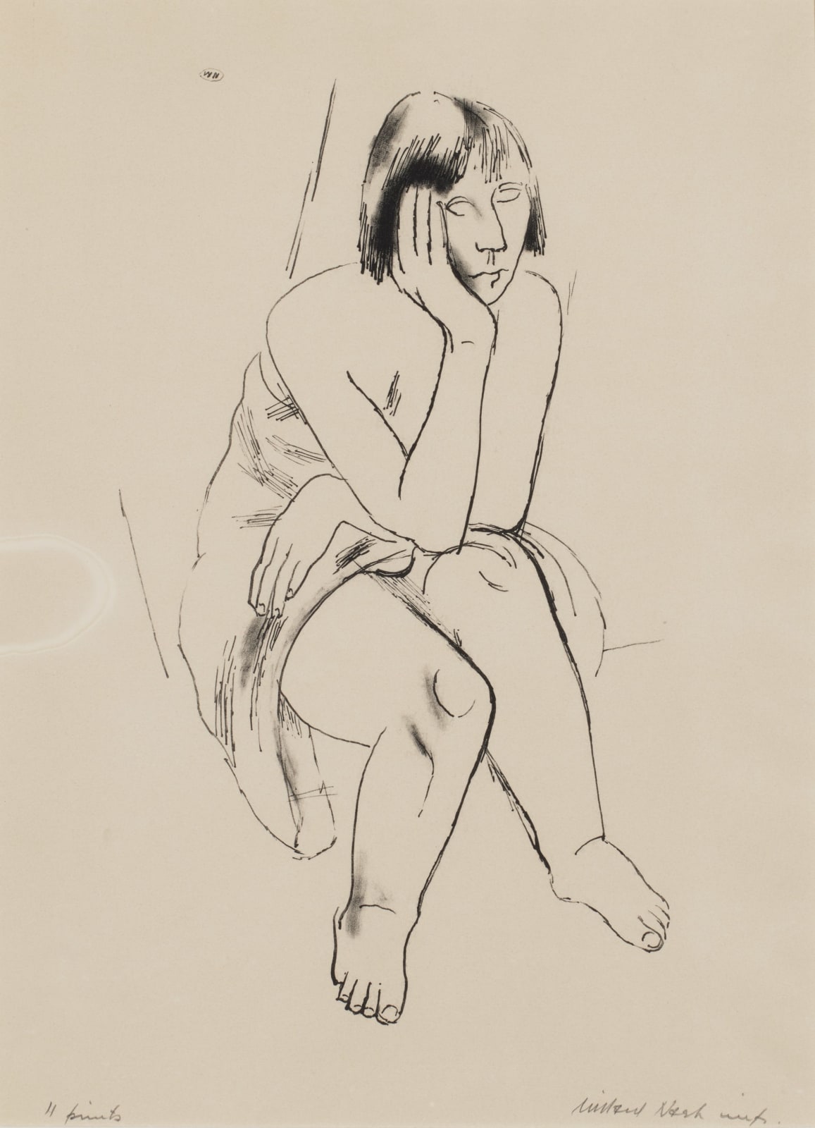 Willard Nash, Seated Woman