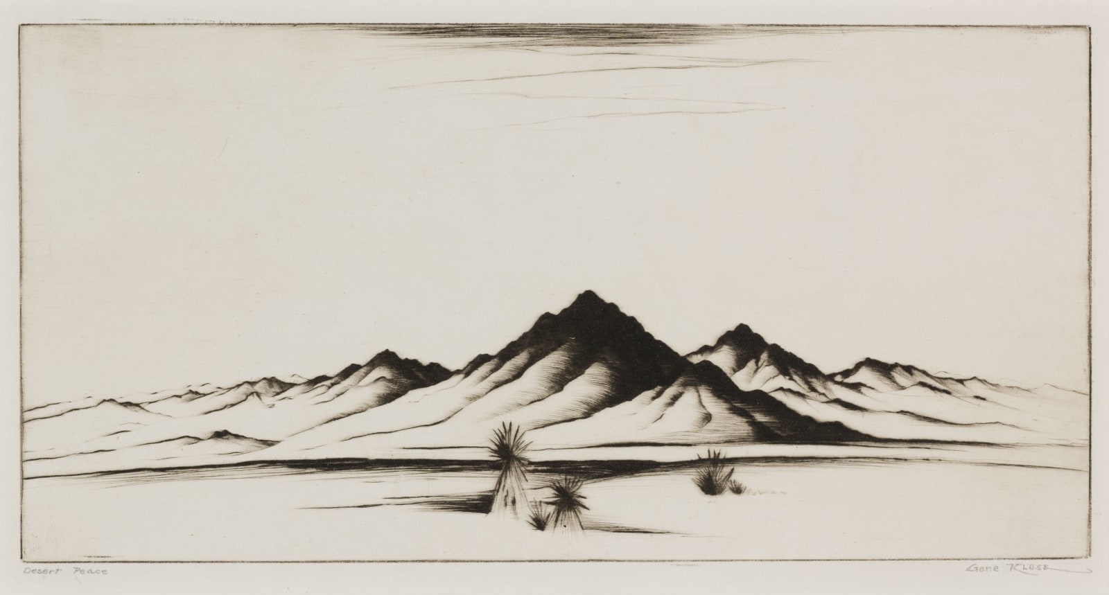 Gene Kloss, Desert Peace, d. 1934