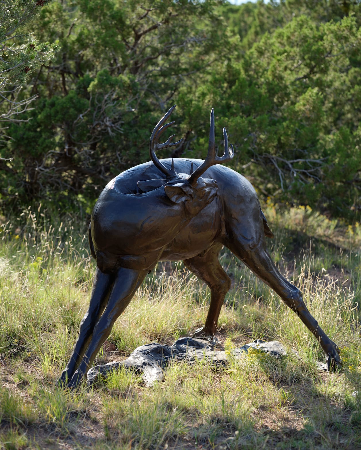 Dan Ostermiller, Preening Whitetail Monument, d. 2005
