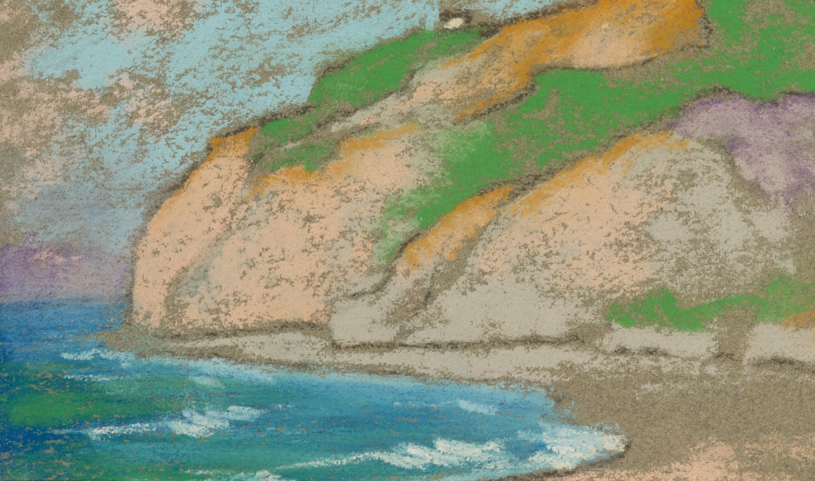 William Penhallow Henderson, Cliffs - Bidart, France, d. 1911