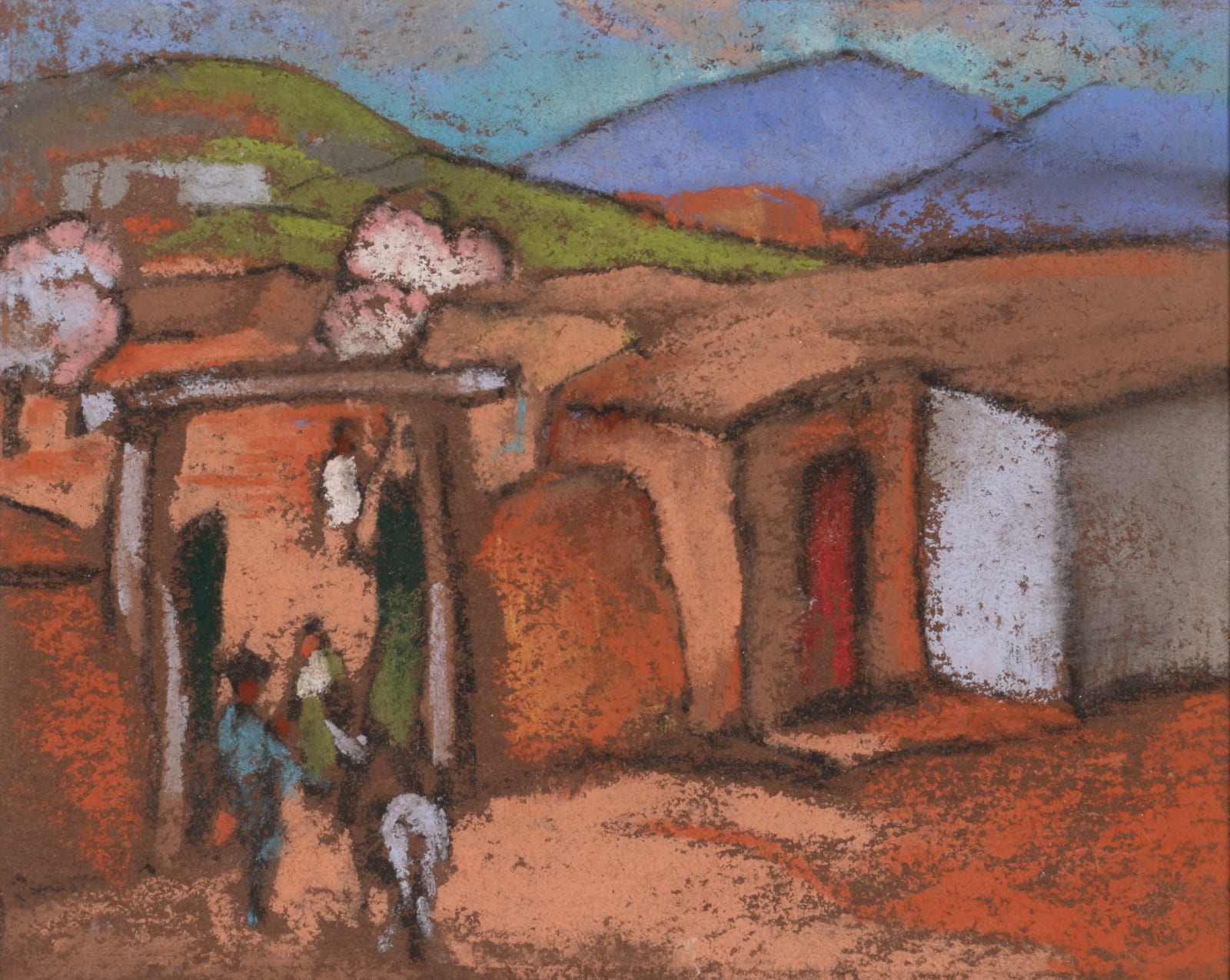 William Penhallow Henderson, Taos Gate, c. 1920