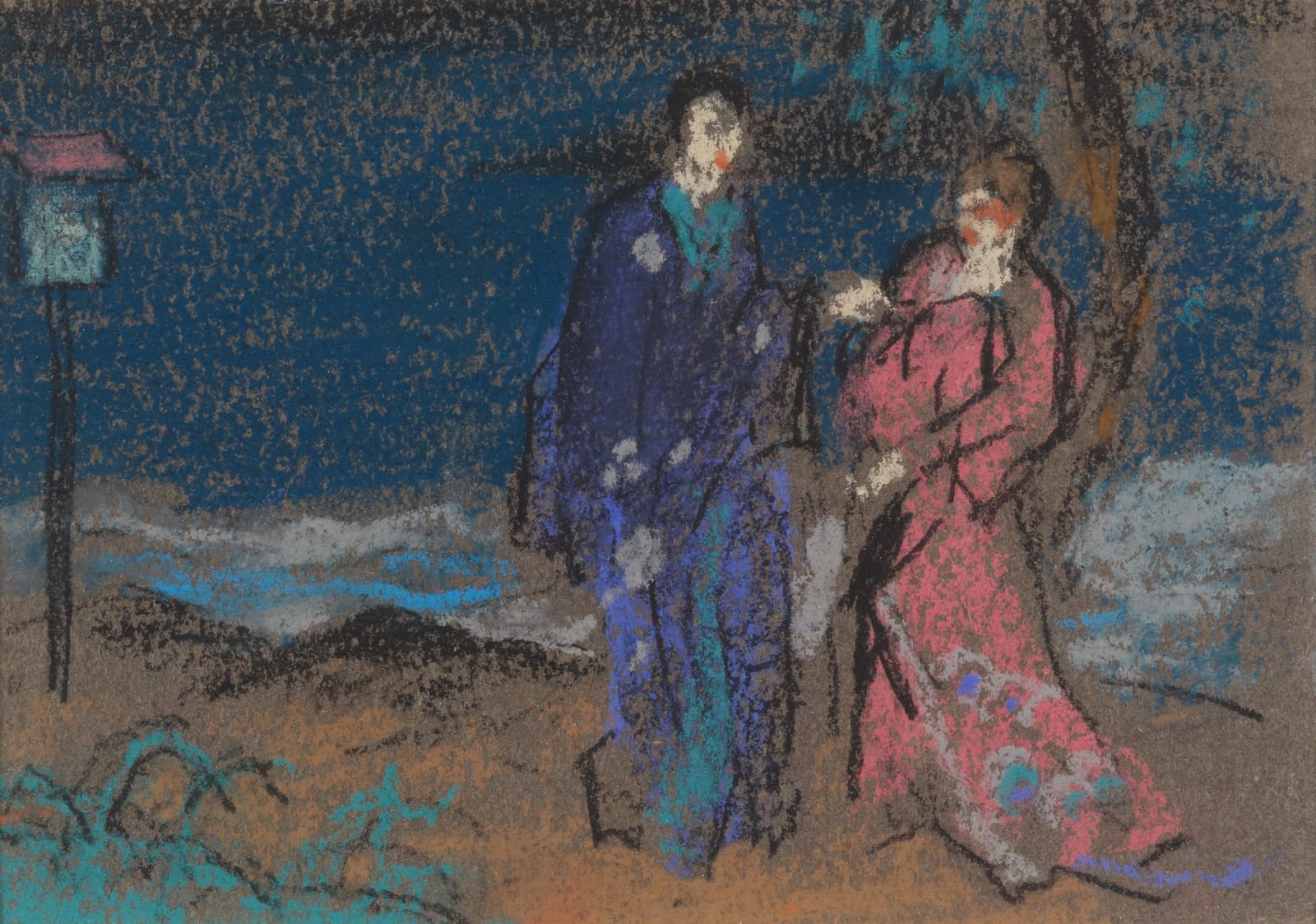 William Penhallow Henderson, Summer Evening - Lake Bluff, c. 1910