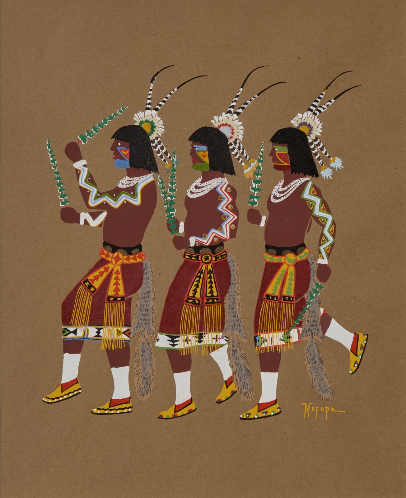 Stephen Mopope, Hopi Green Dance