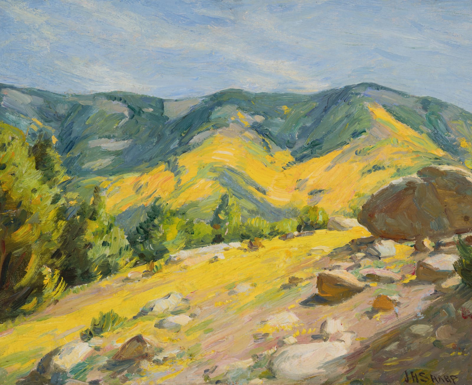 Joseph Henry Sharp, Sangre de Cristo Mountains (Twinning Canyon)
