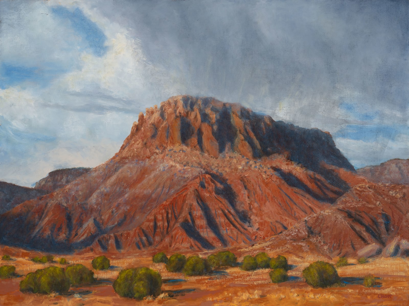 Frank Croft, Angle of Repose, Ghost Ranch, d. 2018/2020
