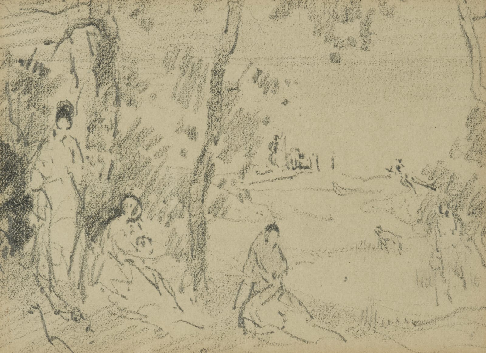William Penhallow Henderson, Figures in a Sunken Garden