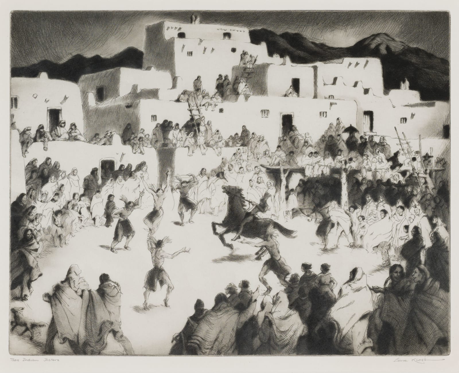 Gene Kloss, Taos Indian Jesters, d. 1944