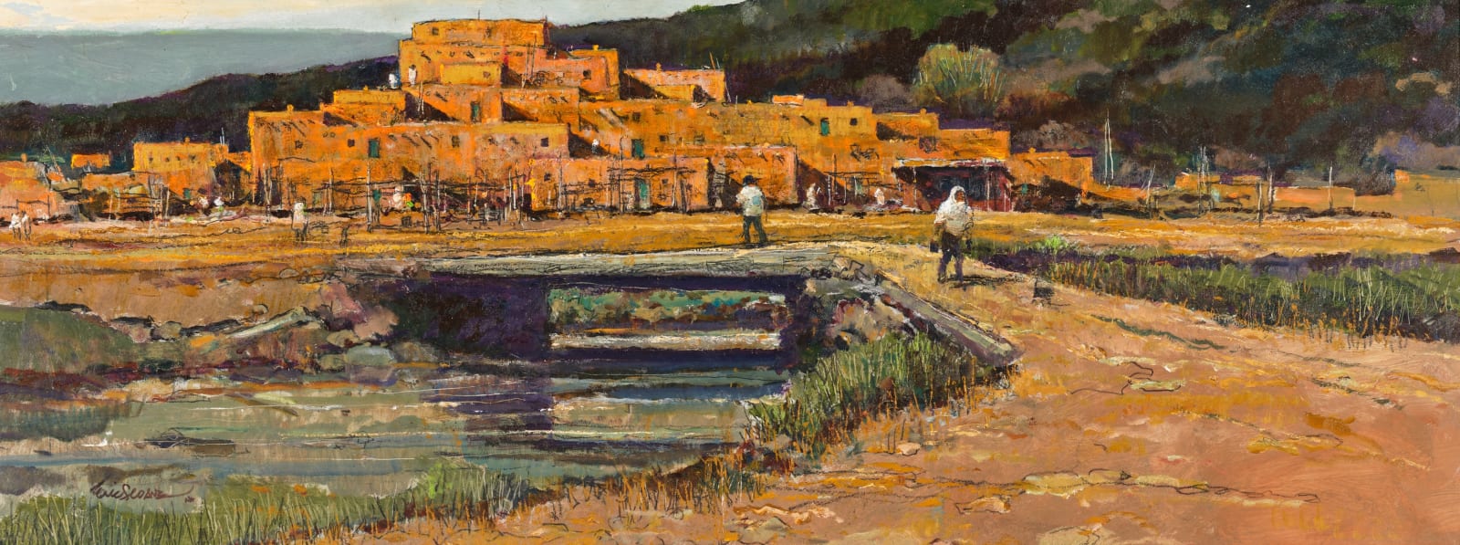 Eric Sloane, Taos Pueblo