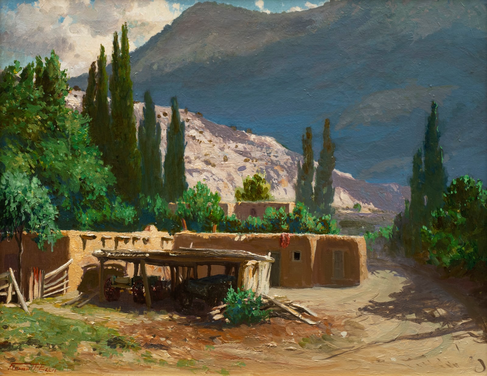 Fremont Ellis, Mid-Summer, Pojoaque, c. 1945-1940