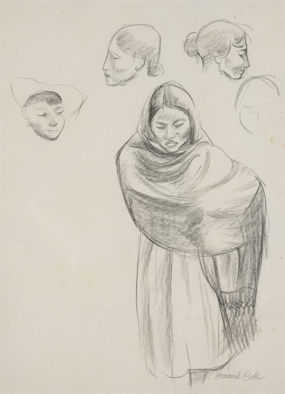 Howard Cook, Untitled - Study