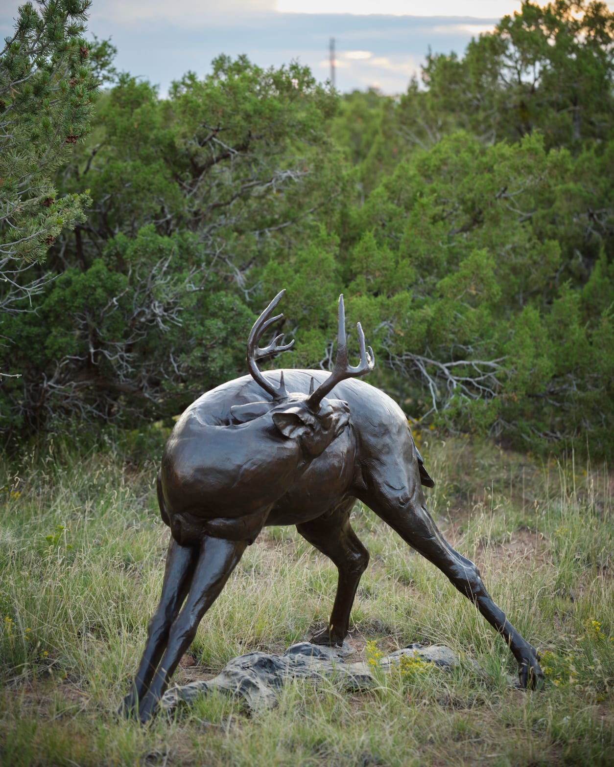 Dan Ostermiller, Preening Whitetail Monument, d. 2005