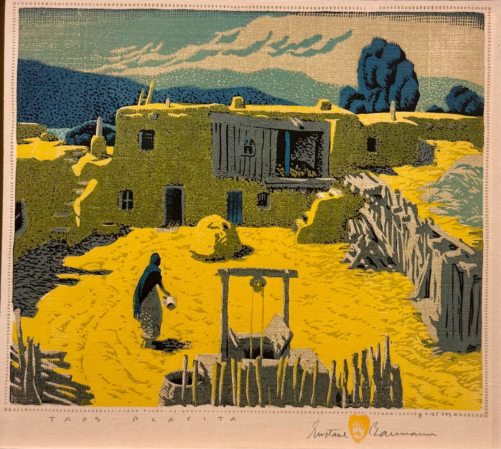 Gustave Baumann, Taos Placita, d. 1947
