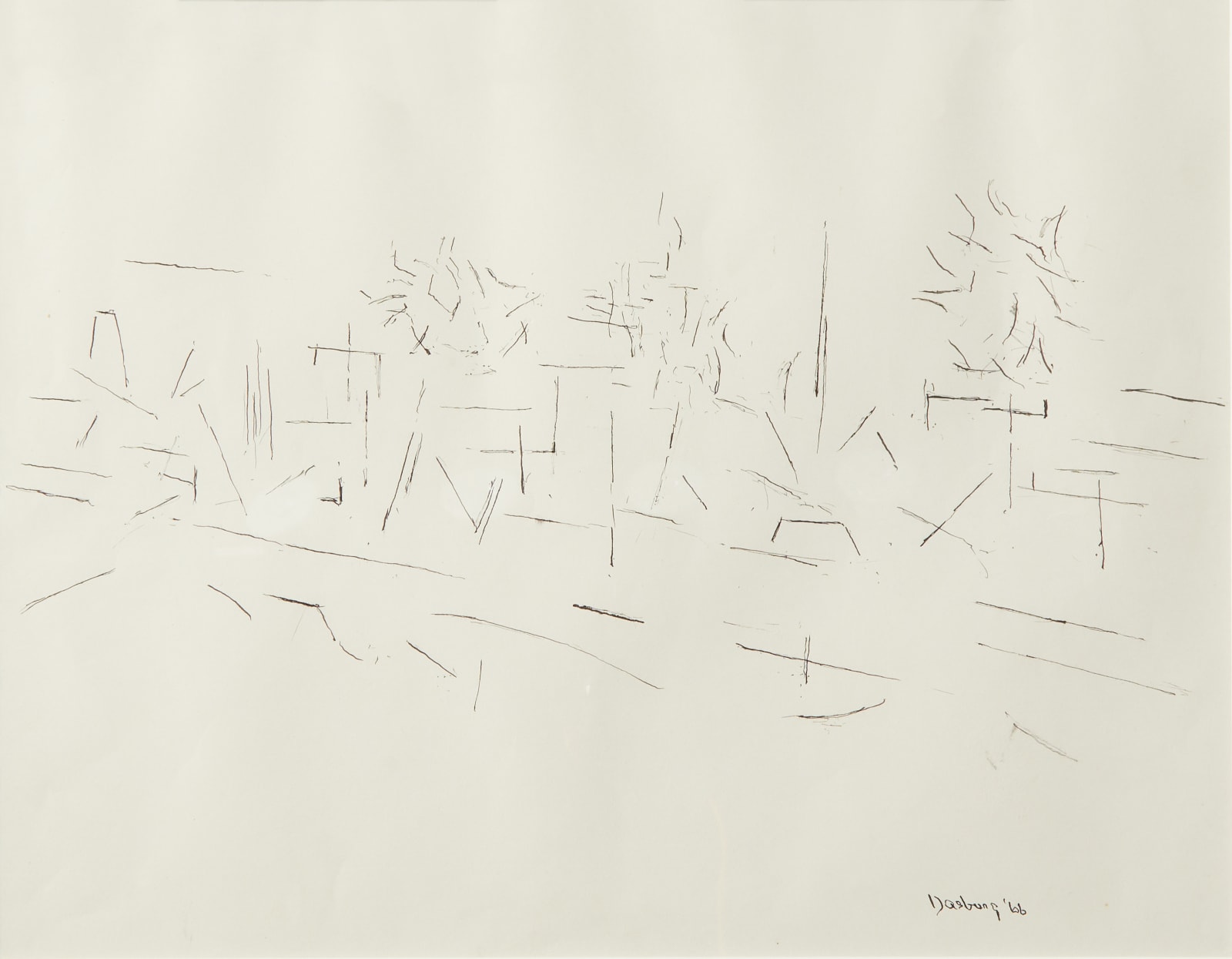 Andrew Dasburg, Three Trees, d. 1966