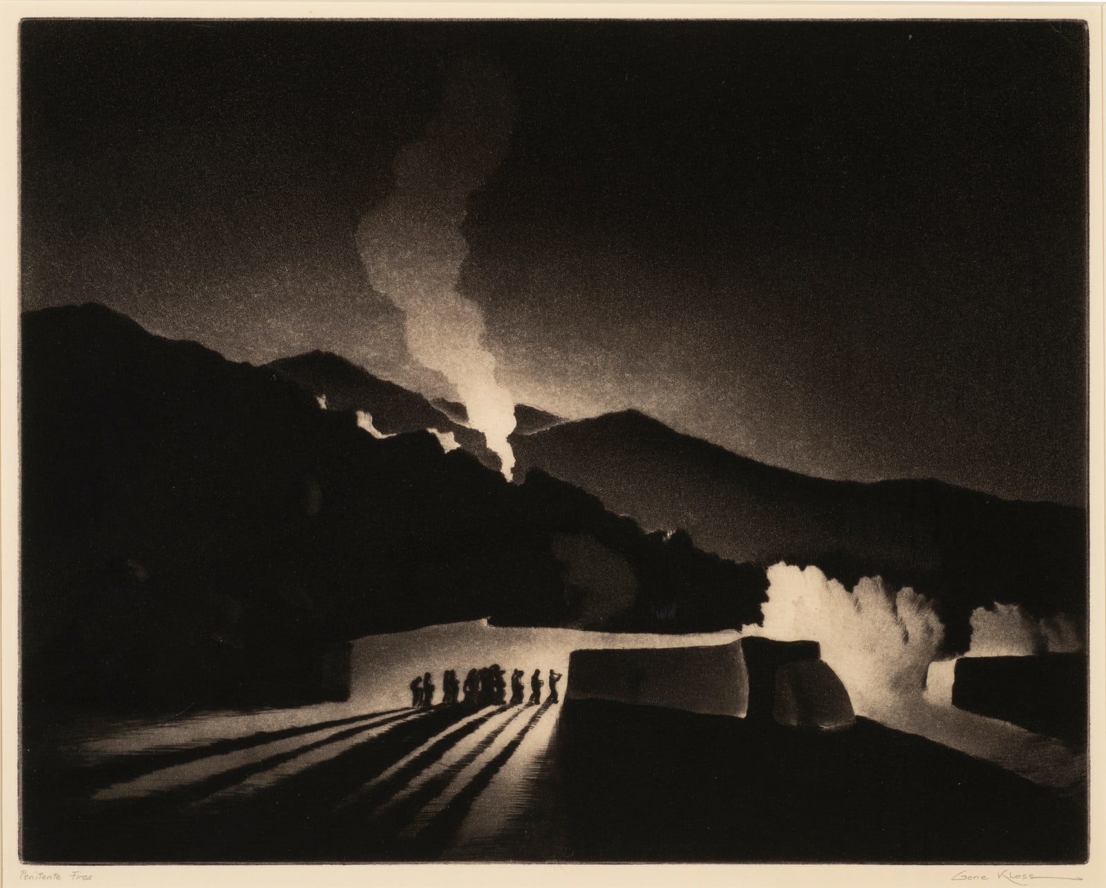 Gene Kloss, Penitente Fires, d. 1939