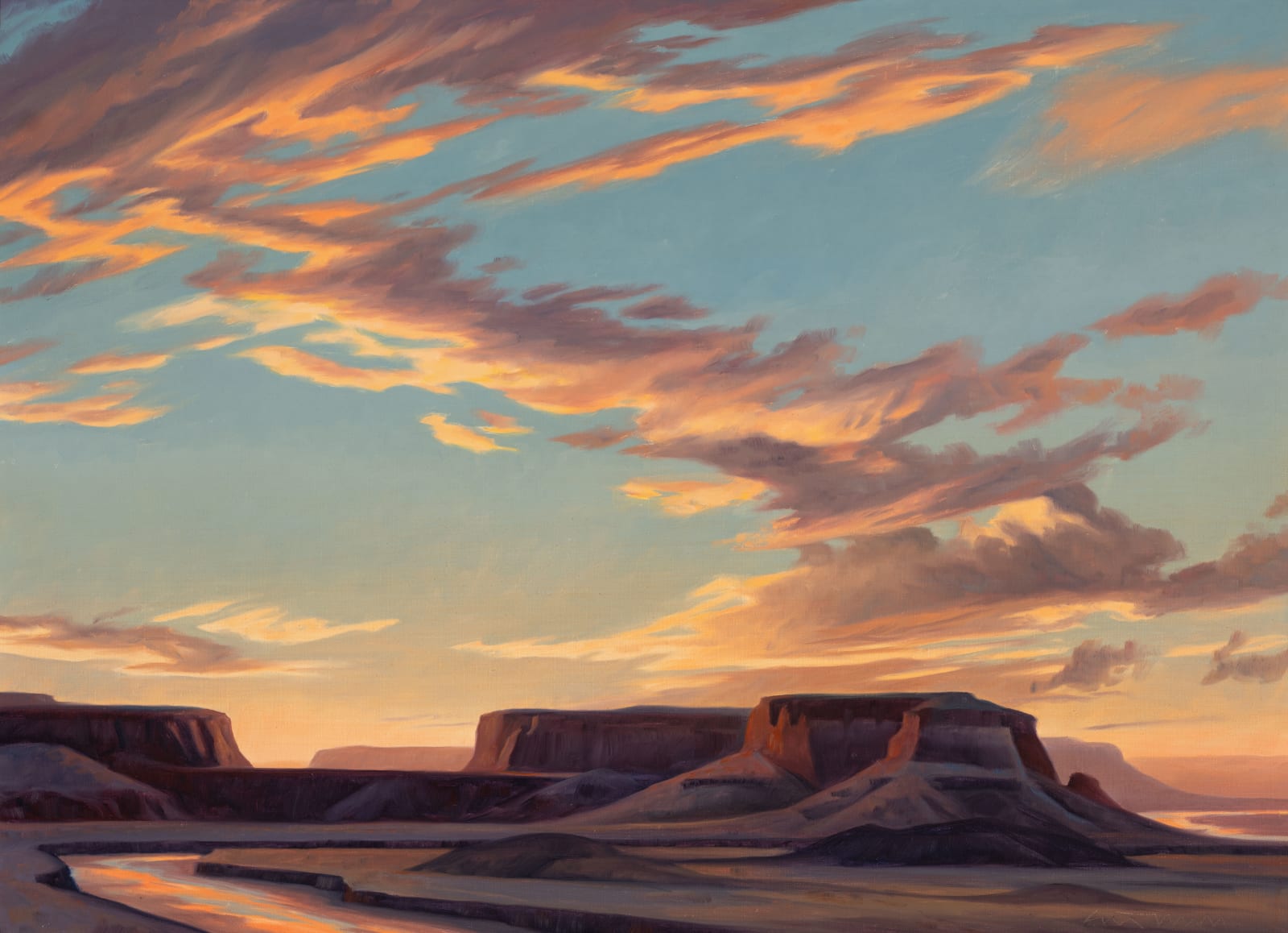 Ed Mell, Desert Tributary, d. 2009