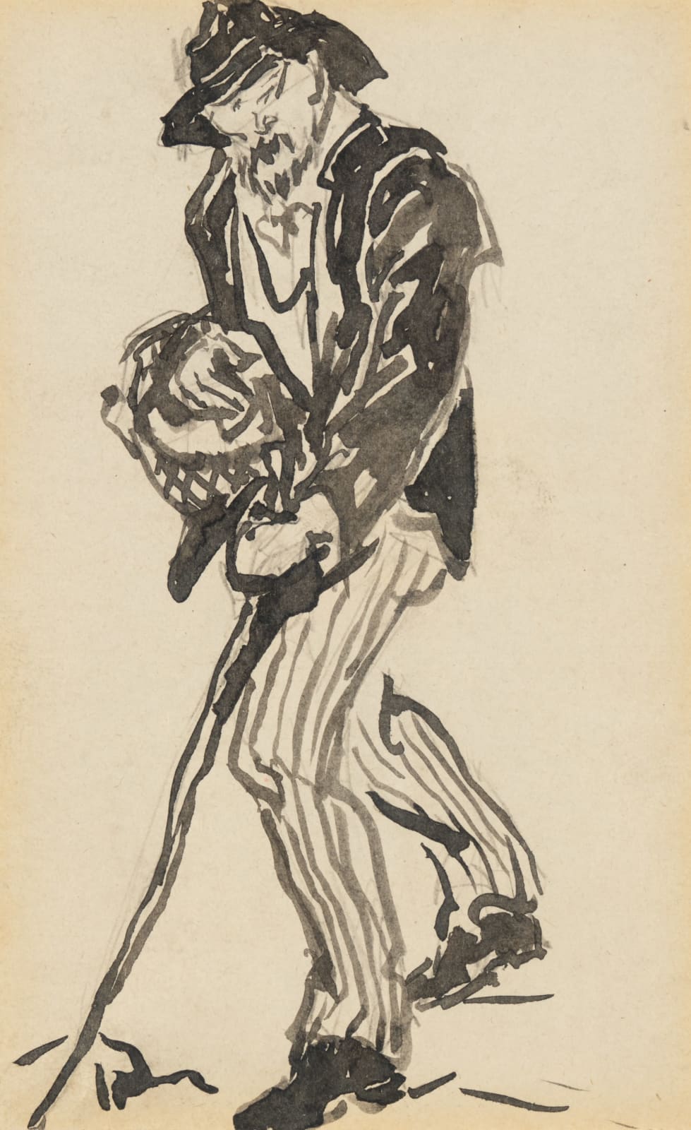 William Penhallow Henderson, Acequia Madre Blind Tamale Seller, d. 1916