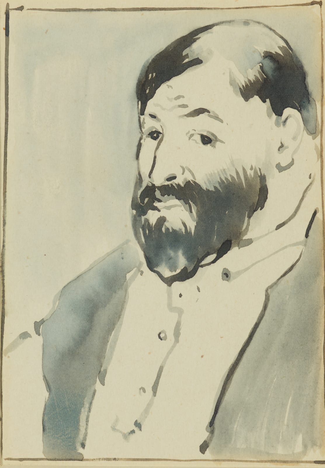 William Penhallow Henderson, Spanish Man - Head, c. 1902