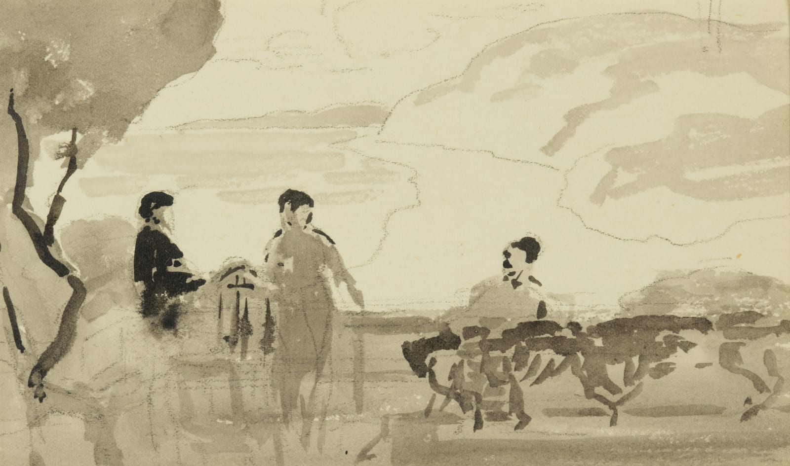 William Penhallow Henderson, Terrace at Bidart, d. 1911
