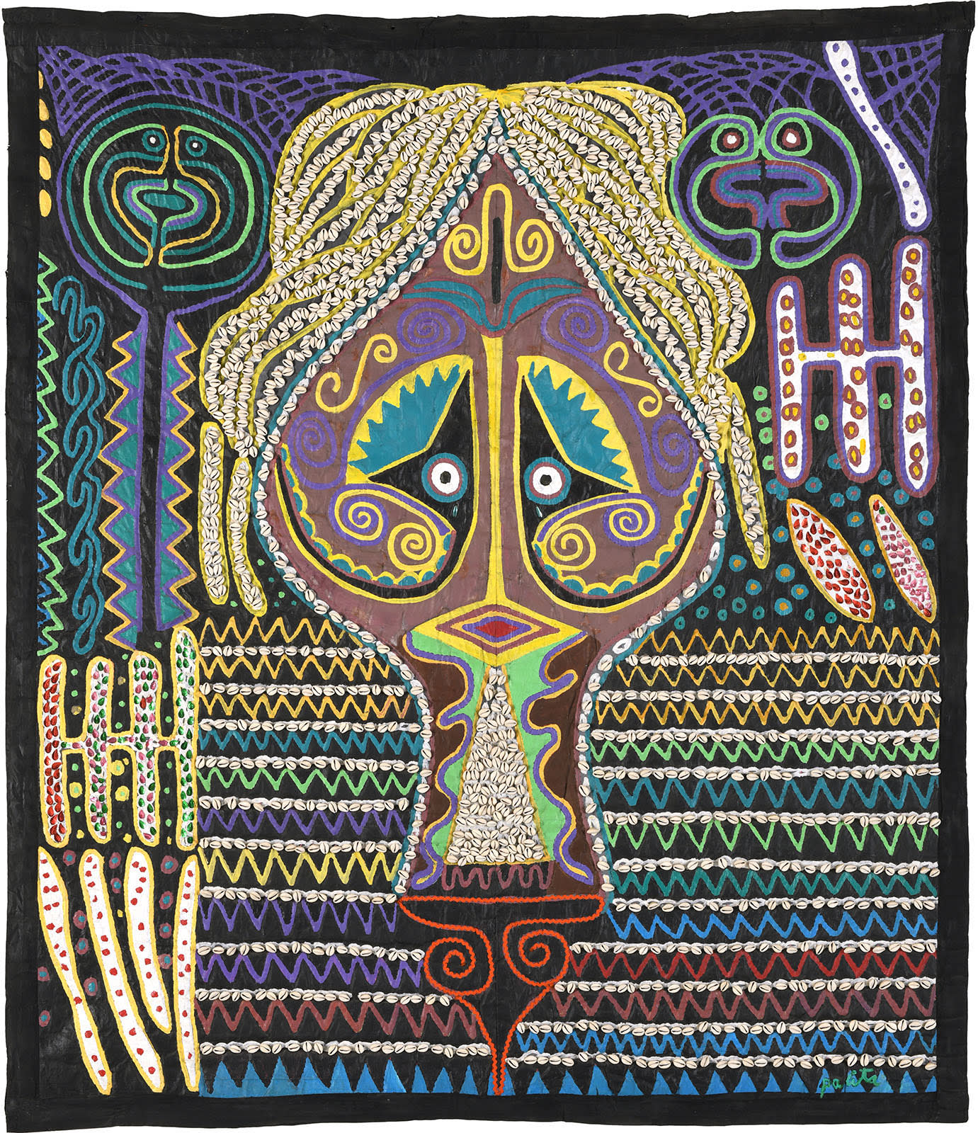 Masks and Spirits, Weeping woman, 1985