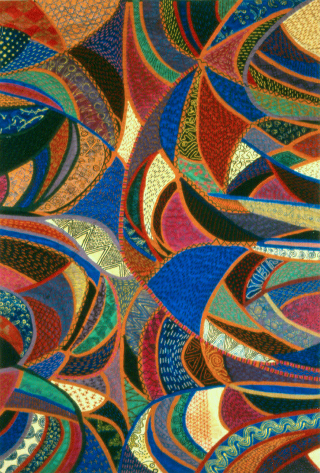 Asian Abstractions, I think of Mexico, 1987