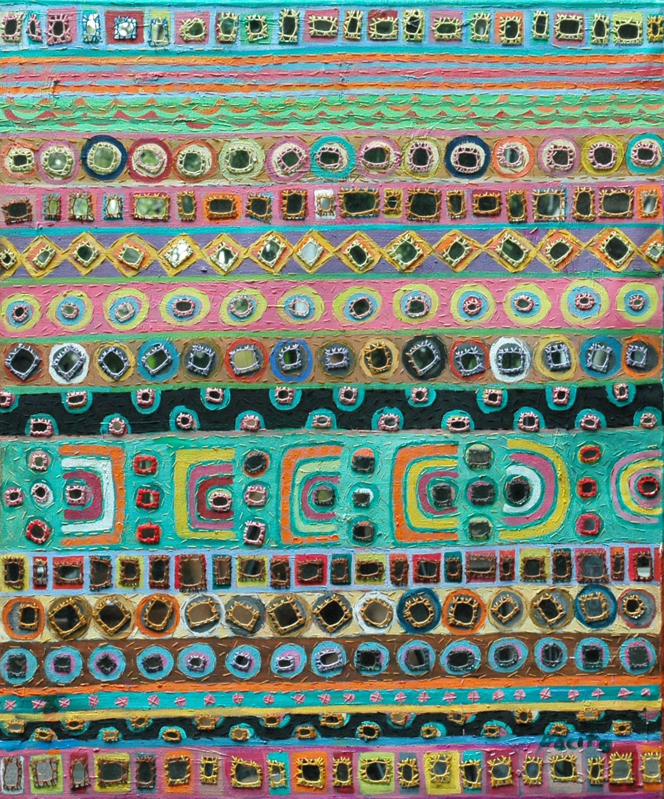 Abstract Assemblages, Rainbow mirrors, 2002