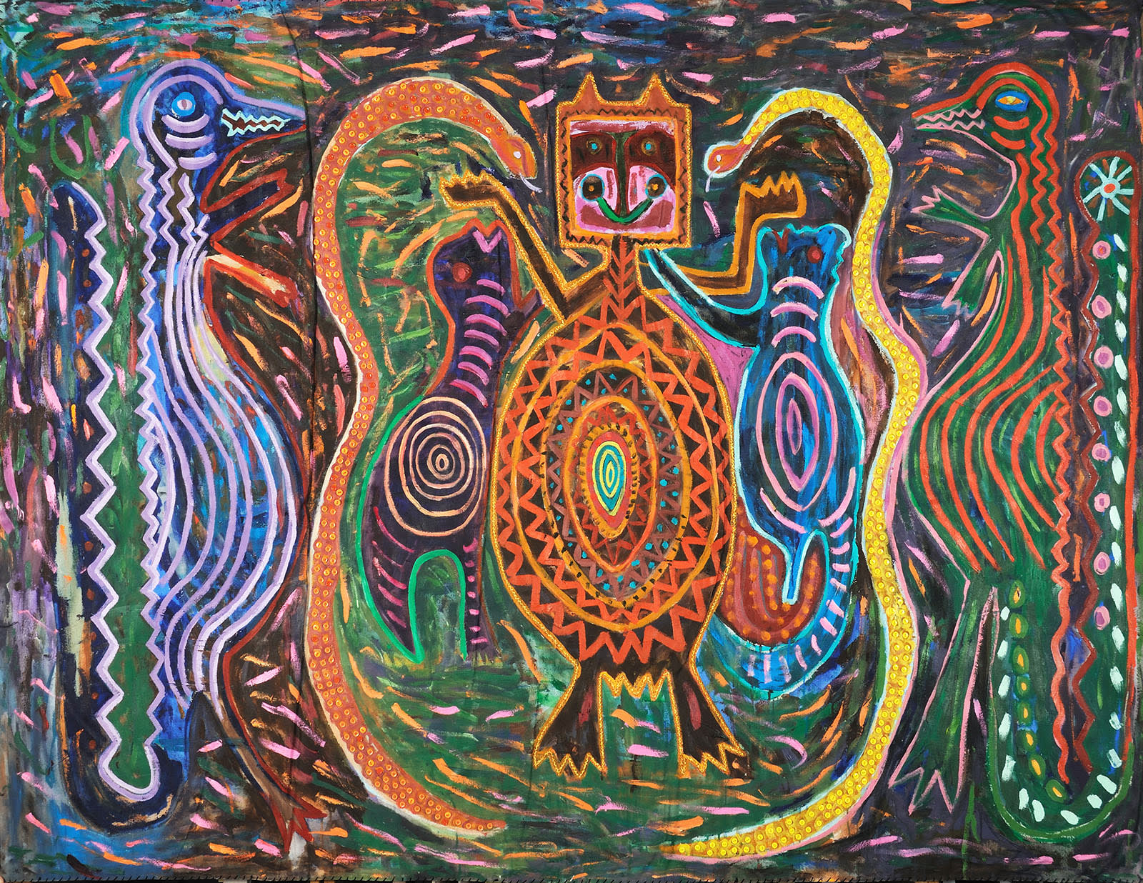 Masks and Spirits, Jurassic park, 2001