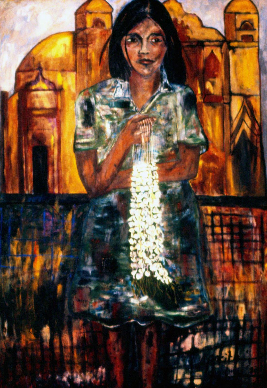 Philippines, Sampaguita girl, 1984