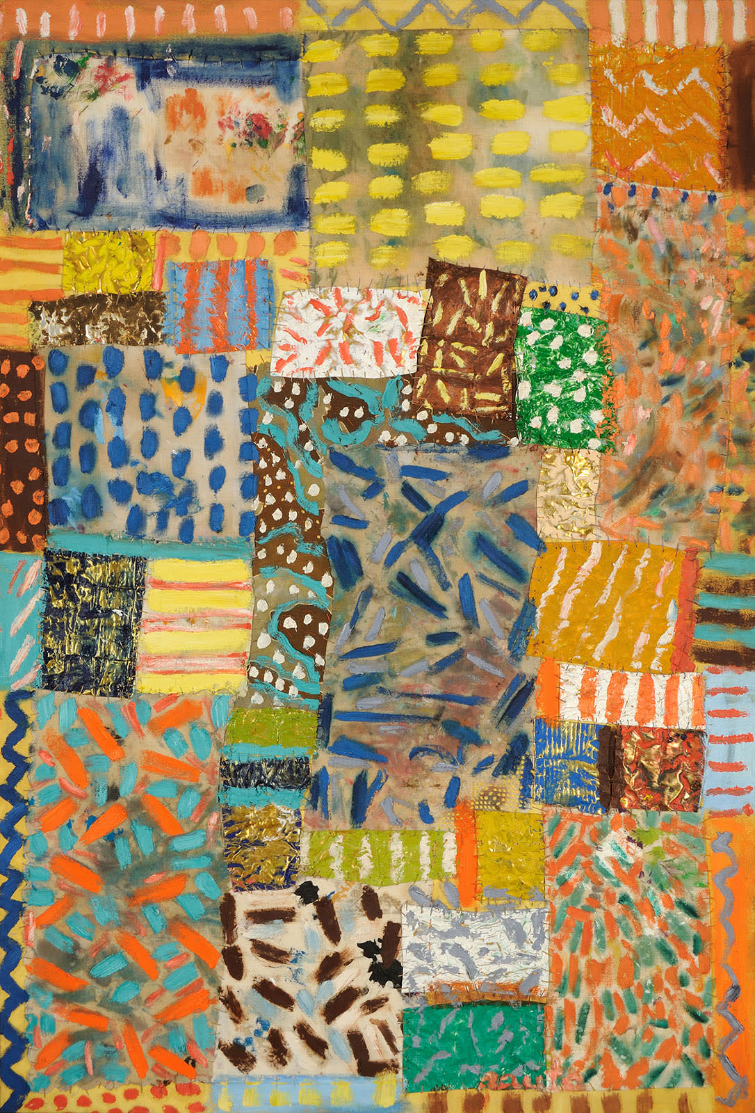 Emotional Rescue, I knew you had blues (I play with the blues, greens, oranges and yellows), 2002