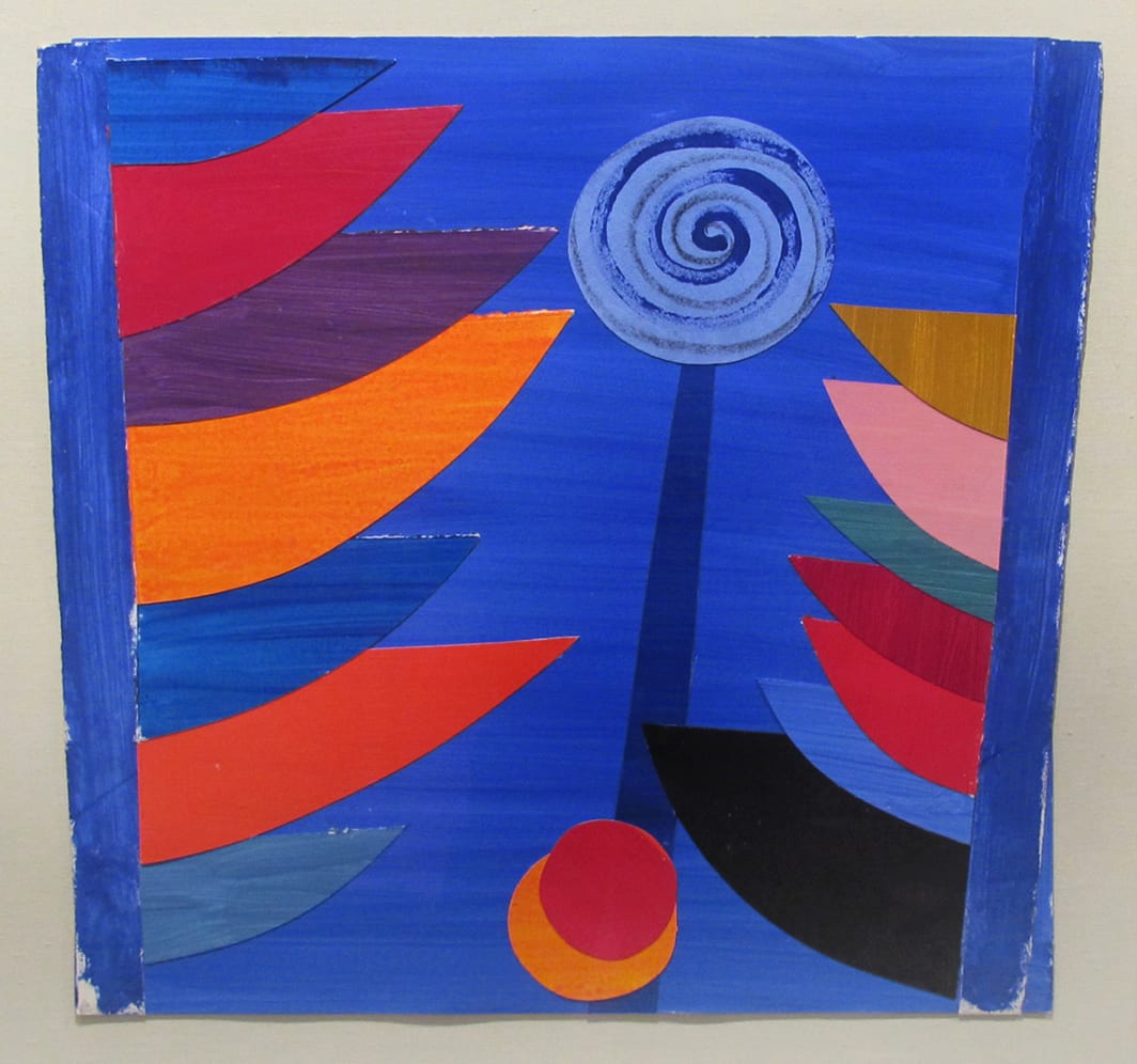 Terry Frost, Orange and Blue Q, Newlyn